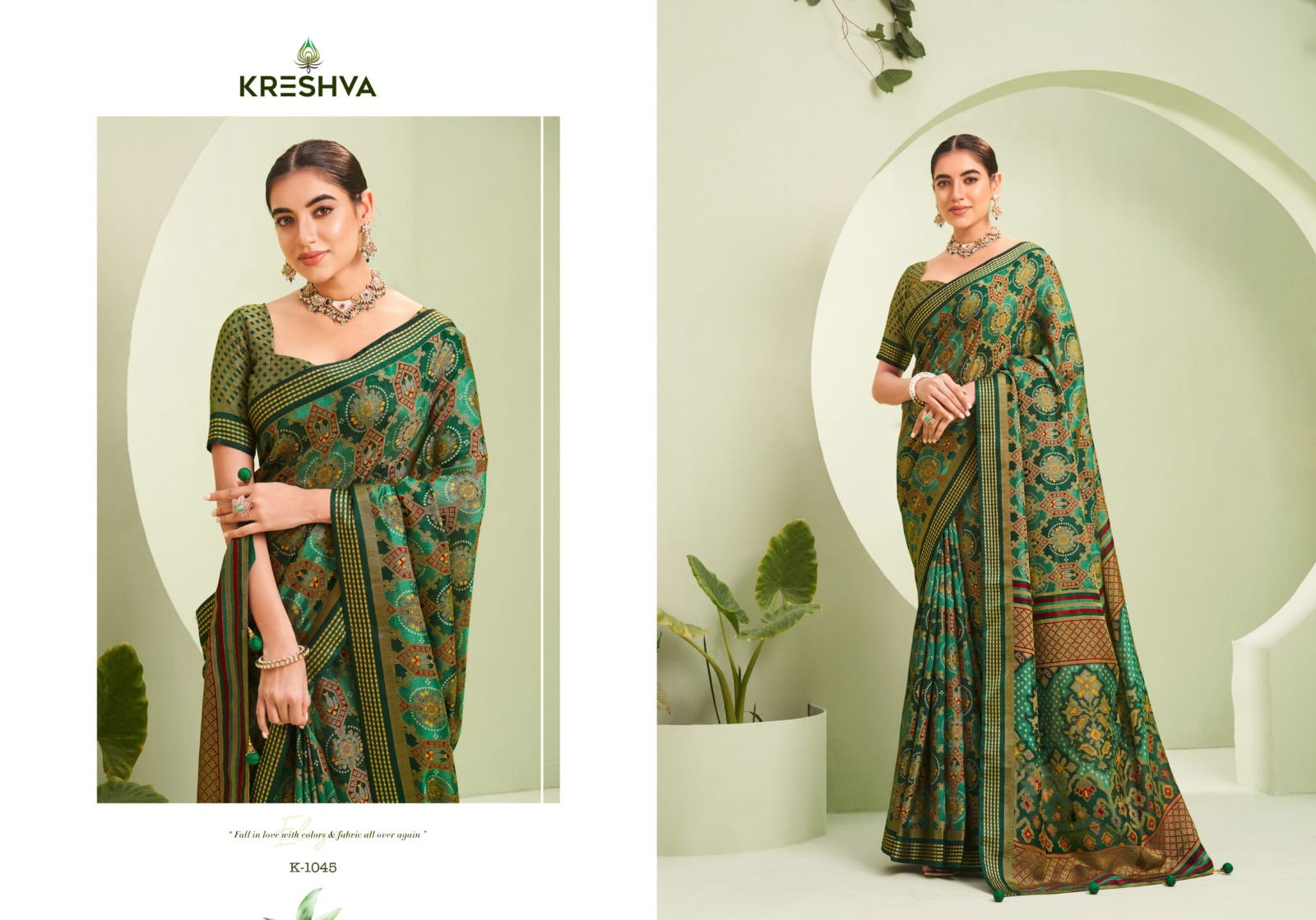 Ankita By Kreshva Pv Georgette Uniform Wear Saree Wholesale Price